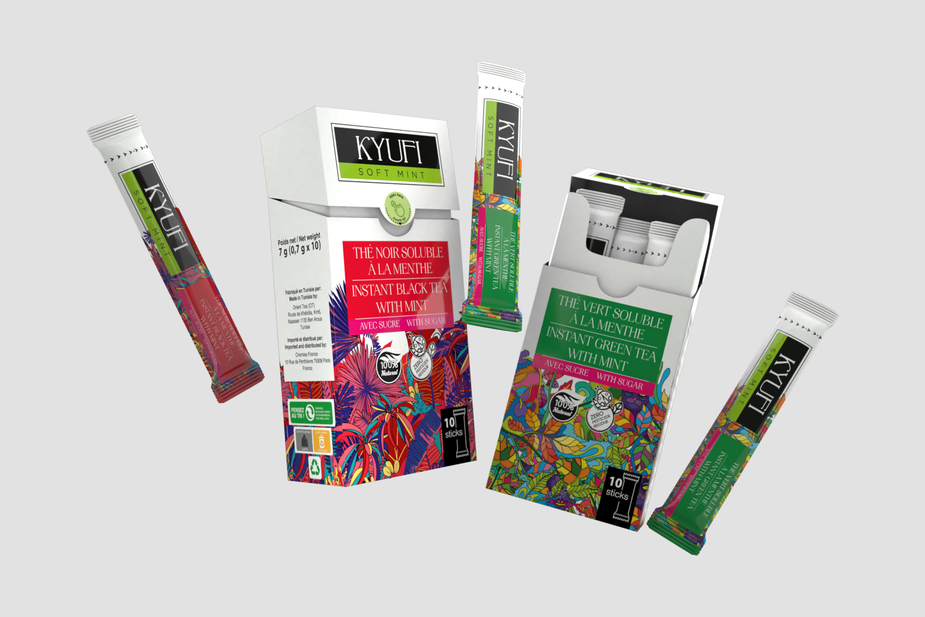 Design créatif thé — expérience sensorielle – agence de communication tunisie • agence de com tunisie