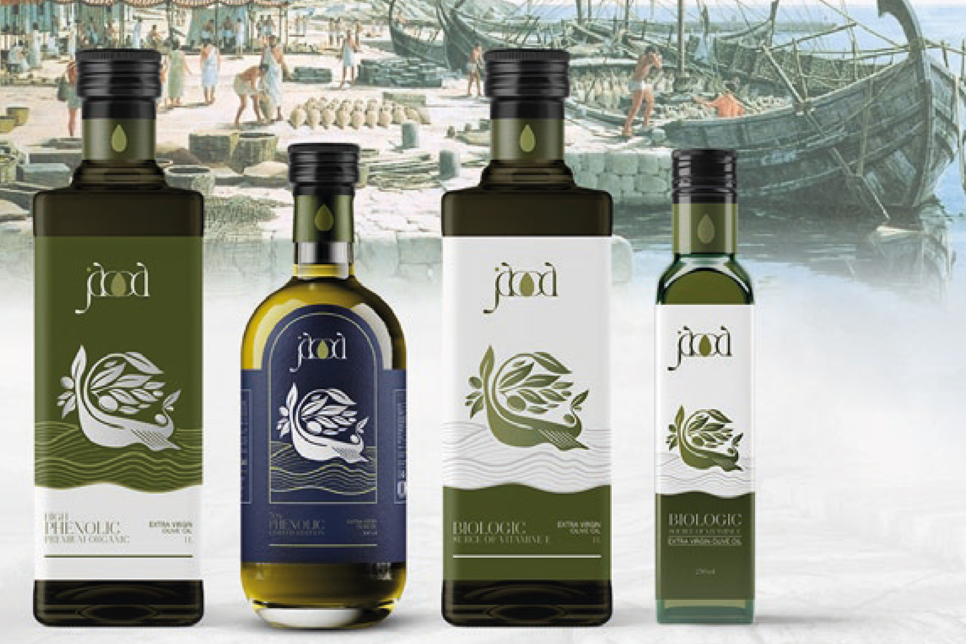 Palette luxe olive – direction artistique Tunisie – agence de communication tunisie • agence de com tunisie