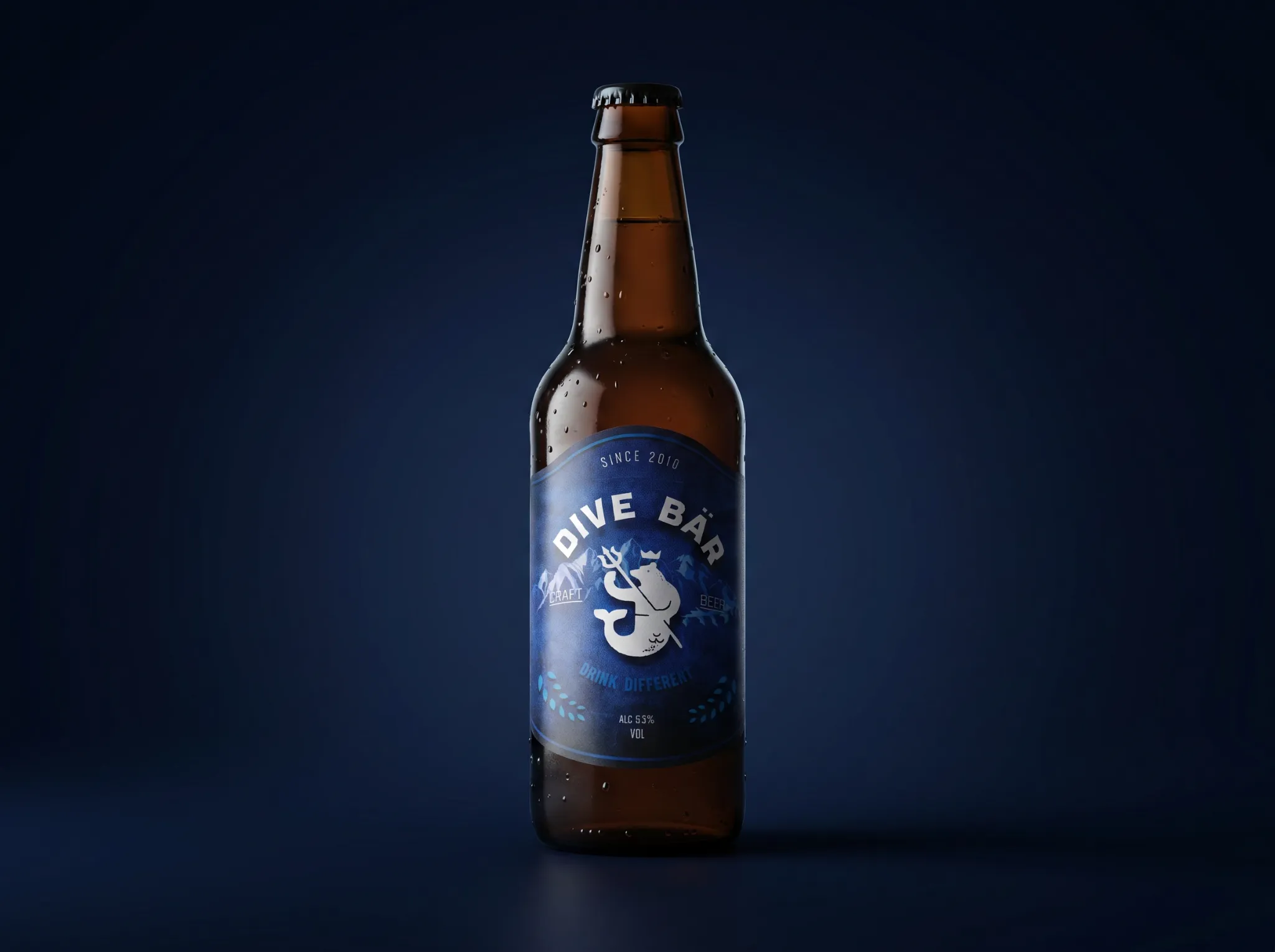 Dive Bär — identité de bière craft