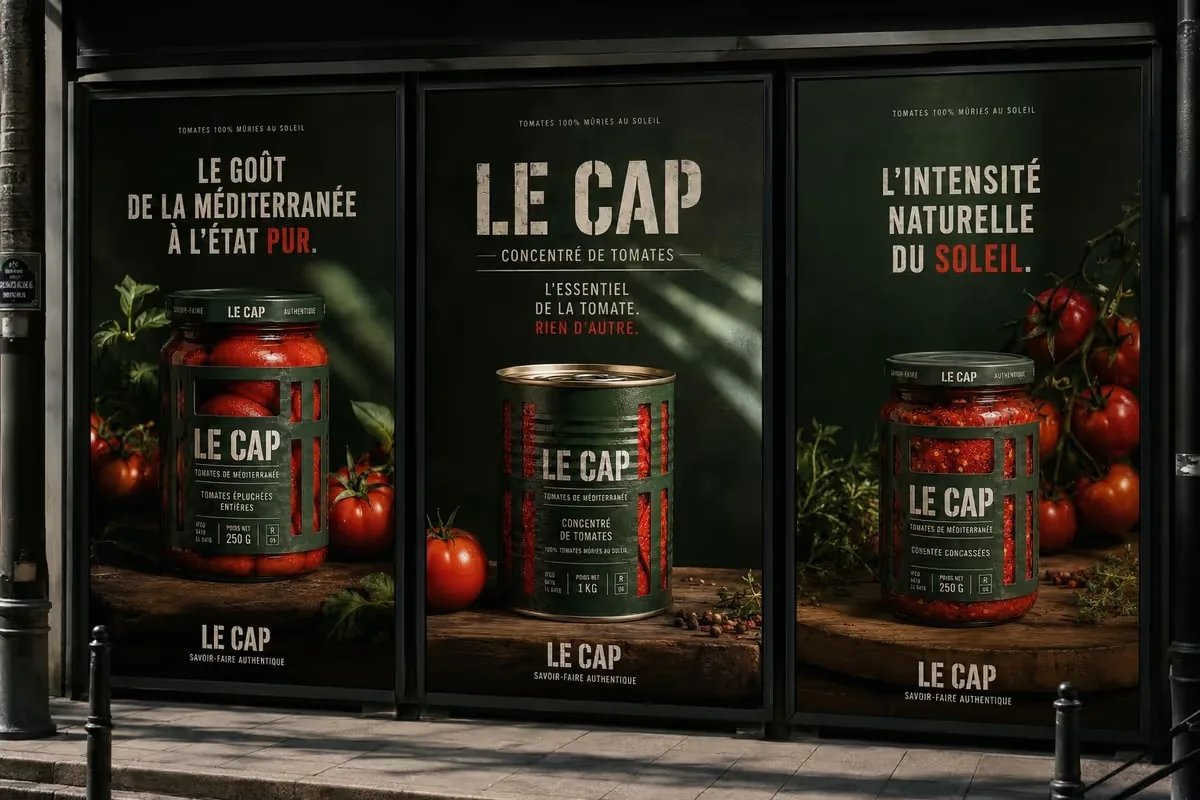 Le Cap — identité de marque méditerranéenne