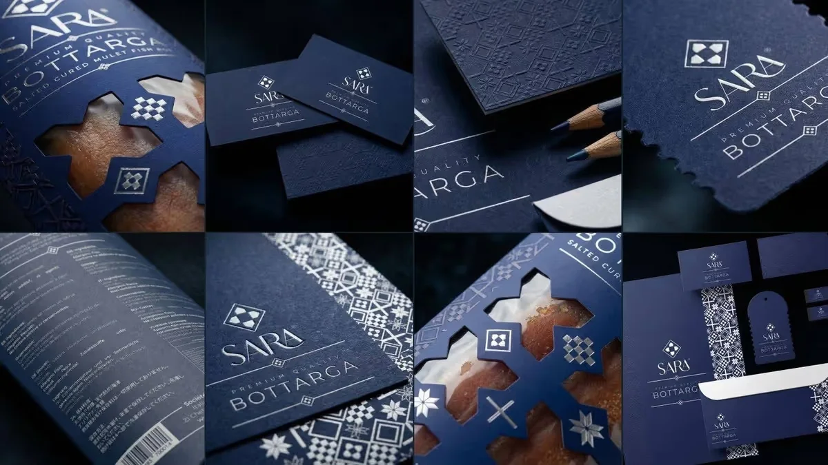SARA Bottarga — identité et packaging premium