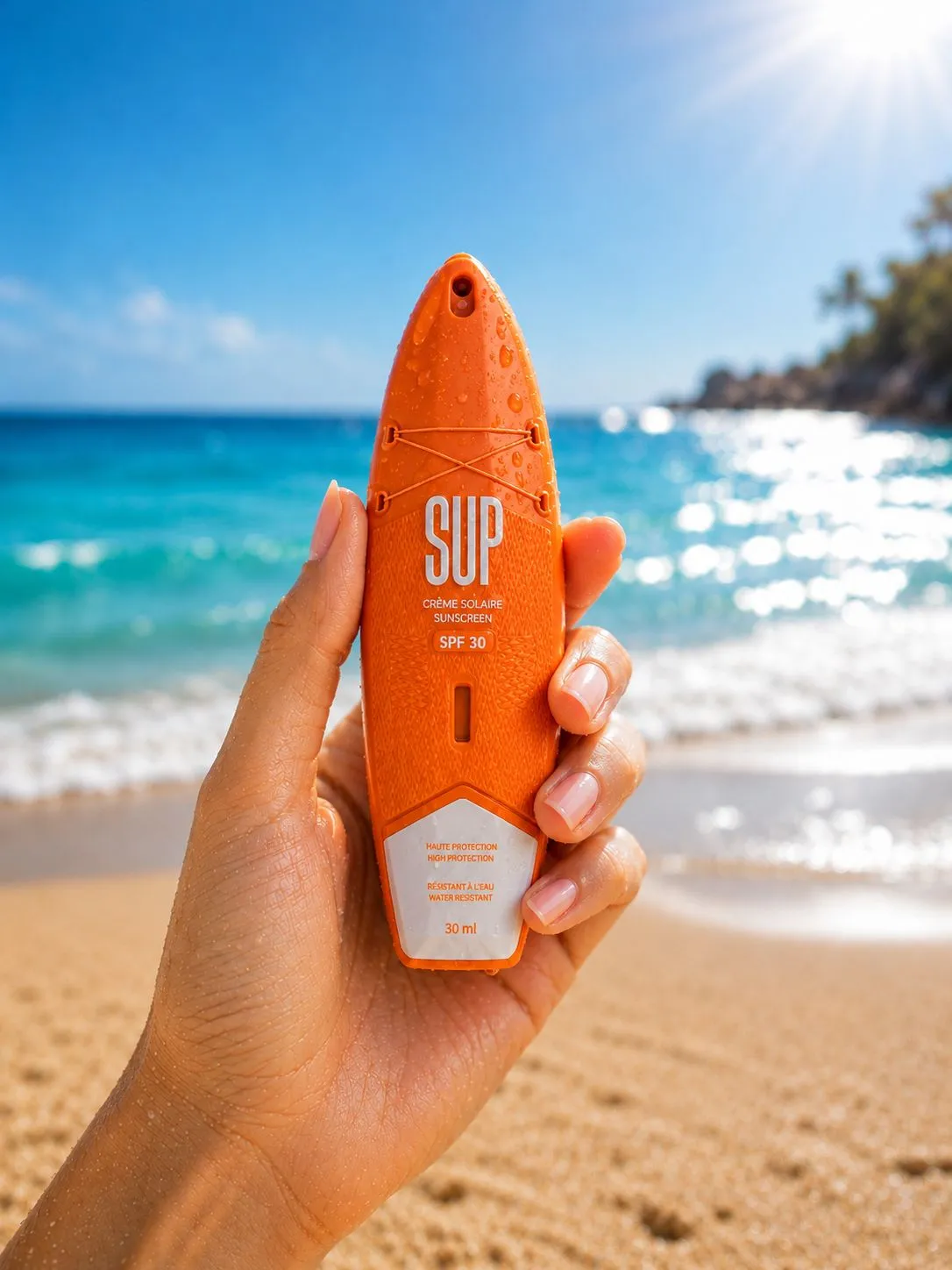 SUP Sunscreen SPF 30 — format nomade à la plage