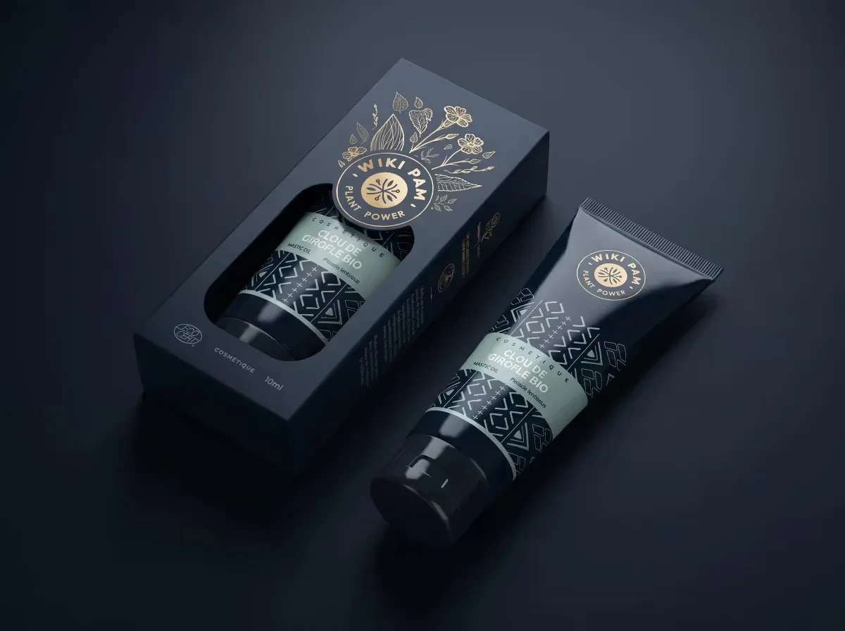 Wikipam plant power branding botanique packaging — Care ritual