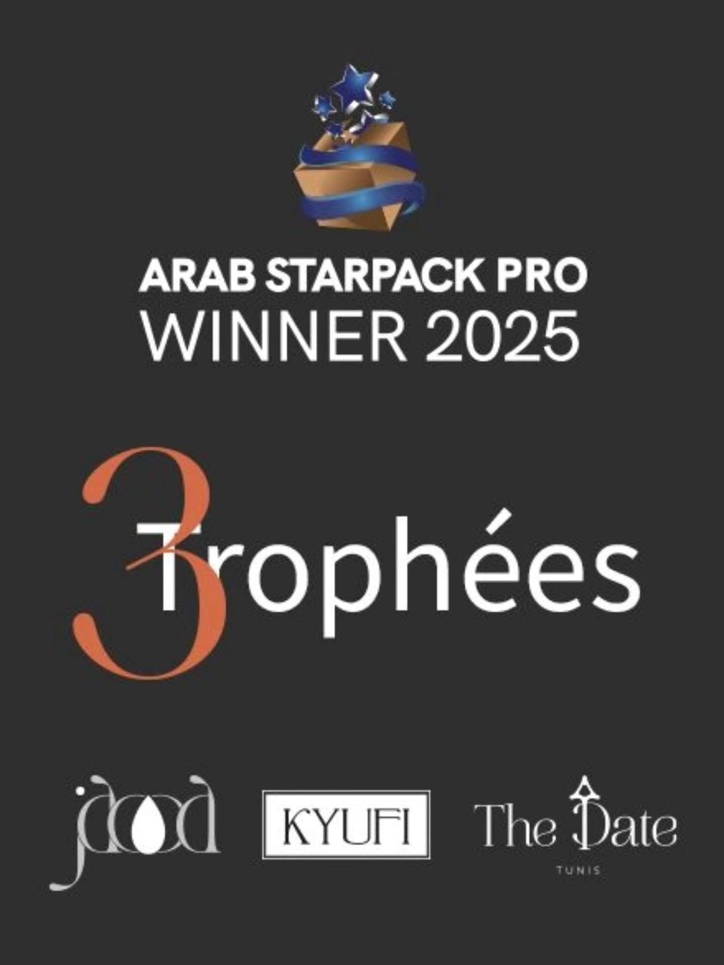 L’Alchimiste Studio Arab Starpack Pro Winner 2025 avec trois trophées