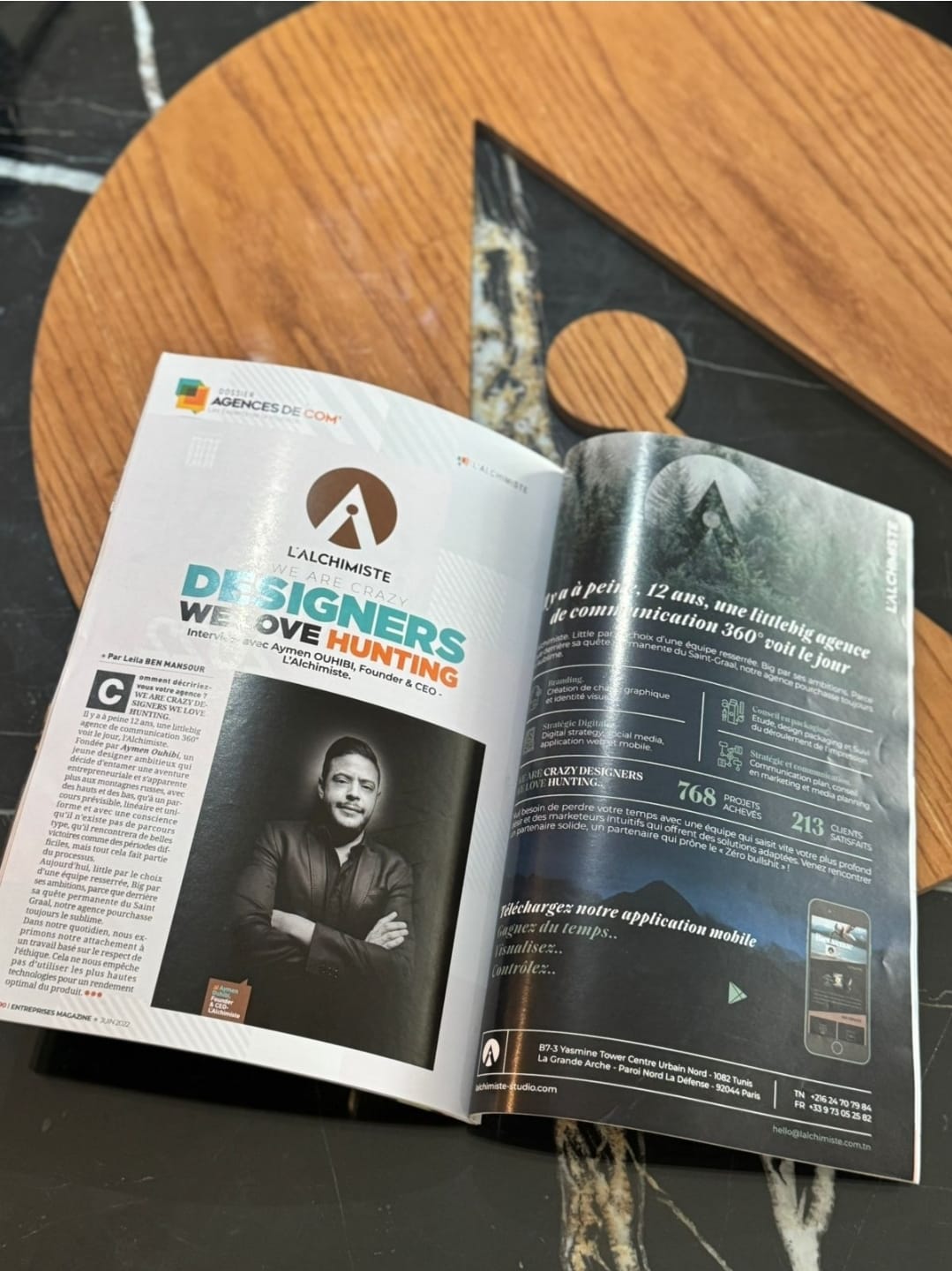 Designers We Love Hunting — L’Alchimiste — presse et publications L’Alchimiste Studio Tunisie